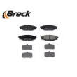 Jeu de 4 plaquettes de frein arrière BRECK 24271 00 702 10 - Visuel 3