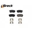 Jeu de 4 plaquettes de frein arrière BRECK 24276 00 704 10 - Visuel 3