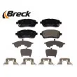 Jeu de 4 plaquettes de frein avant BRECK 24283 00 702 10 - Visuel 3