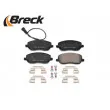 Jeu de 4 plaquettes de frein avant BRECK 24294 00 701 00 - Visuel 3
