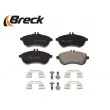 Jeu de 4 plaquettes de frein avant BRECK 24306 00 701 00 - Visuel 3