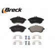 Jeu de 4 plaquettes de frein avant BRECK 24306 00 701 10 - Visuel 3