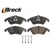 Jeu de 4 plaquettes de frein avant BRECK 24310 00 551 00 - Visuel 3