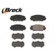 Jeu de 4 plaquettes de frein avant BRECK 24336 00 701 00 - Visuel 3