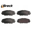 Jeu de 4 plaquettes de frein avant BRECK 24337 00 701 00 - Visuel 3