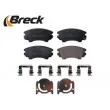 Jeu de 4 plaquettes de frein avant BRECK 24412 00 701 10 - Visuel 3