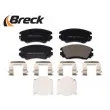 Jeu de 4 plaquettes de frein avant BRECK 24415 00 701 10 - Visuel 3