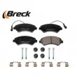 Jeu de 4 plaquettes de frein avant BRECK 24467 00 703 20 - Visuel 3
