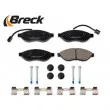 Jeu de 4 plaquettes de frein avant BRECK 24469 00 703 10 - Visuel 3