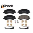 Jeu de 4 plaquettes de frein avant BRECK 24484 00 703 10 - Visuel 3