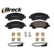 Jeu de 4 plaquettes de frein avant BRECK 24485 00 703 10 - Visuel 3