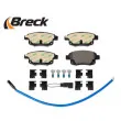 Jeu de 4 plaquettes de frein arrière BRECK 24486 00 702 10 - Visuel 3