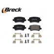 Jeu de 4 plaquettes de frein arrière BRECK 24496 00 702 10 - Visuel 3
