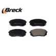 Jeu de 4 plaquettes de frein avant BRECK 24501 00 701 00 - Visuel 3