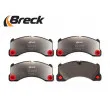 Jeu de 4 plaquettes de frein avant BRECK 24553 00 553 00 - Visuel 3