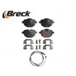 Jeu de 4 plaquettes de frein arrière BRECK 24561 00 552 00 - Visuel 3