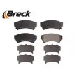 Jeu de 4 plaquettes de frein avant BRECK 24582 00 701 10 - Visuel 3