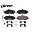 Jeu de 4 plaquettes de frein avant BRECK 24595 00 701 00 - Visuel 3