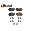 Jeu de 4 plaquettes de frein arrière BRECK 24606 00 554 10 - Visuel 3