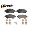 Jeu de 4 plaquettes de frein avant BRECK 24638 00 701 00 - Visuel 3