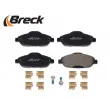 Jeu de 4 plaquettes de frein avant BRECK 24660 00 701 00 - Visuel 3