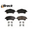 Jeu de 4 plaquettes de frein avant BRECK 24668 00 701 00 - Visuel 3