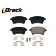 Jeu de 4 plaquettes de frein avant BRECK 24693 00 701 00 - Visuel 3
