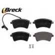 Jeu de 4 plaquettes de frein avant BRECK 24693 00 701 10 - Visuel 3
