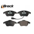 Jeu de 4 plaquettes de frein avant BRECK 24696 00 701 10 - Visuel 3