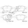 Jeu de 4 plaquettes de frein avant BRECK 24706 00 551 10 - Visuel 1