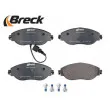 Jeu de 4 plaquettes de frein avant BRECK 24738 00 551 00 - Visuel 3