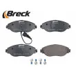 Jeu de 4 plaquettes de frein avant BRECK 24738 00 551 10 - Visuel 3