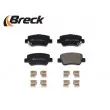 Jeu de 4 plaquettes de frein arrière BRECK 24885 00 704 10 - Visuel 3