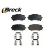 Jeu de 4 plaquettes de frein avant BRECK 24910 00 702 00 - Visuel 3