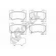Jeu de 4 plaquettes de frein avant BRECK 24994 00 551 00 - Visuel 1