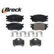 Jeu de 4 plaquettes de frein avant BRECK 25019 00 702 00 - Visuel 3