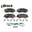 Jeu de 4 plaquettes de frein avant BRECK 25022 00 553 00 - Visuel 3