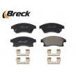 Jeu de 4 plaquettes de frein avant BRECK 25031 00 701 00 - Visuel 3