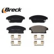Jeu de 4 plaquettes de frein avant BRECK 25034 00 701 10 - Visuel 3