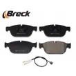 Jeu de 4 plaquettes de frein avant BRECK 25069 00 701 00 - Visuel 3