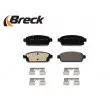 Jeu de 4 plaquettes de frein arrière BRECK 25096 00 704 20 - Visuel 3