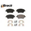 Jeu de 4 plaquettes de frein avant BRECK 25134 00 701 00 - Visuel 3