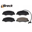 Jeu de 4 plaquettes de frein arrière BRECK 25172 00 703 10 - Visuel 3