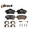 Jeu de 4 plaquettes de frein arrière BRECK 25215 00 554 10 - Visuel 3
