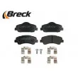 Jeu de 4 plaquettes de frein avant BRECK 25250 00 701 00 - Visuel 3