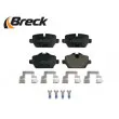 Jeu de 4 plaquettes de frein arrière BRECK 25478 00 704 00 - Visuel 3