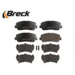 Jeu de 4 plaquettes de frein avant BRECK 25564 00 701 00 - Visuel 3