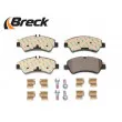 Jeu de 4 plaquettes de frein arrière BRECK 25603 00 703 00 - Visuel 3