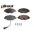 Jeu de 4 plaquettes de frein avant BRECK 25683 00 701 00 - Visuel 3