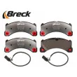 Jeu de 4 plaquettes de frein avant BRECK 25701 00 553 00 - Visuel 3